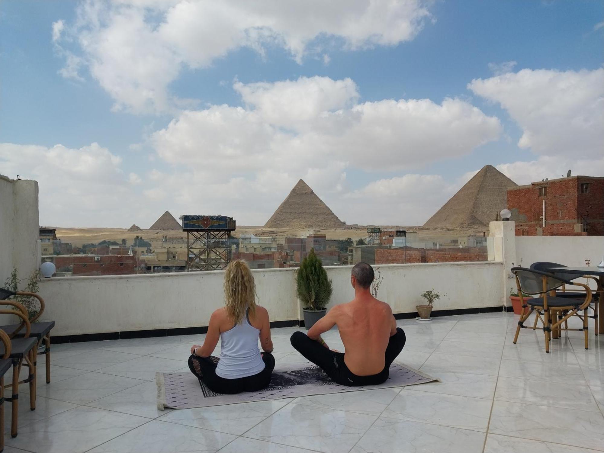Hotel Eagles Pyramids View à Kafret el-Gabal Extérieur photo